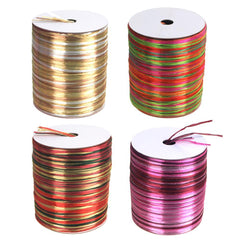 Rayon Raffia Multi-Color Roll, 5mm, 54 Yards