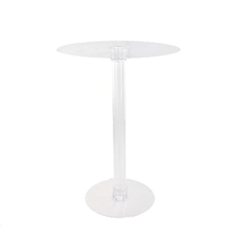 Acrylic Round Cake Cup Cakes Stand Pedestal Tower, Clear, 14-Inch