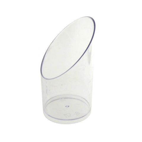Clear Plastic Mini Appetizer Dessert Cylinder Bowls, 3-Inch, 12-Piece