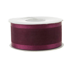 Satin-Edge Sheer Organza Ribbon, 1-1/2-inch, 25-yard