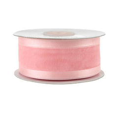 Satin-Edge Sheer Organza Ribbon, 1-1/2-inch, 25-yard