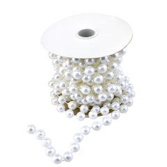 Acrylic Pearl Strand, 3/8-inch, 6-yard