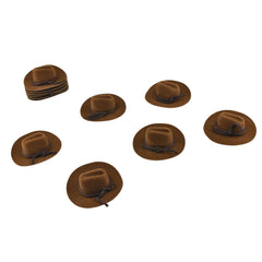 Miniature Cowboy Hat, 3-Inch, 12-Count