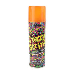 Crazy Party String Spray, 6-1/4-Inch, 3-oz