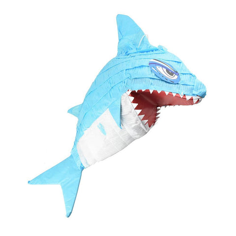 Family Fun Sharky Shark Piñata, Blue, 14-1/2-Inch