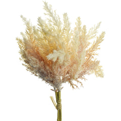 Artificial Pampas Grass Bundle, 14-Inch