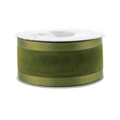 Satin-Edge Sheer Organza Ribbon, 1-1/2-inch, 25-yard