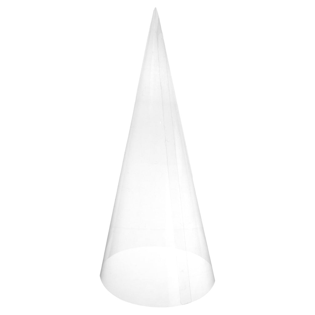 Craft Plastic Transparent Cone, 15-Inch