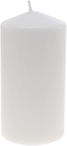 Unscented White Votive Pillar Candle, 6-Inch