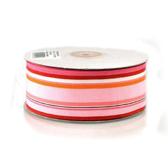 Rainbow Striped Grosgrain Ribbon, 1-1/2-Inch, 25 Yards