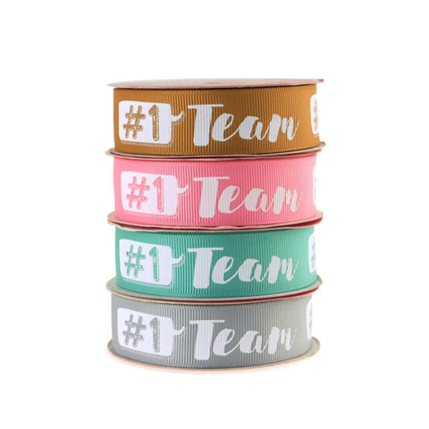 Number 1 Team Sports Grosgrain Ribbon, 7/8-Inch, 3-Yard