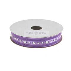 Circle Bling Center Sheer Ribbon, 5/8-Inch 3 Yards