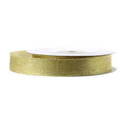 Metallic Taffeta Christmas Ribbons, 25-yard