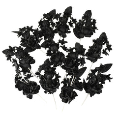 Organza Corsage Flowers, 6-inch, 12-count