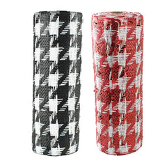 Houndstooth Fabric Mesh, 10-Inch x 10-Yard