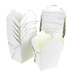 Take Out Boxes with Wire Handle, 3-1/4-Inch, 12-Piece