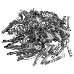 Silver French Clips, 100-count