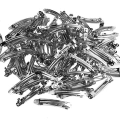 Silver French Clips, 100-count