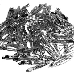 Silver French Clips, 100-count