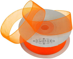 Sheer Organza Ribbon, 7/8-inch, 25-yard