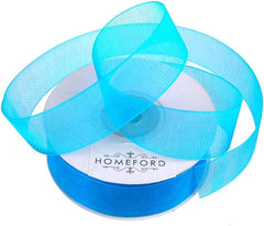 Sheer Organza Ribbon, 7/8-inch, 25-yard