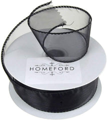 Sheer Organza Wired Edge Ribbon, 1-1/2-inch, 10-yard