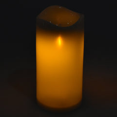 LED Plastic Flickering Flame Candle, 6-Inch