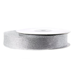 Metallic Taffeta Christmas Ribbons, 25-yard