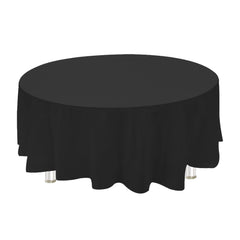 Plastic Table Cover, Round, 84-Inch