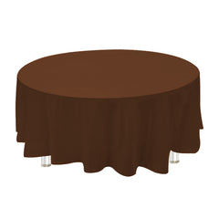 Plastic Table Cover, Round, 84-Inch
