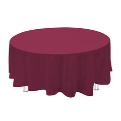 Plastic Table Cover, Round, 84-Inch