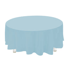 Plastic Table Cover, Round, 84-Inch