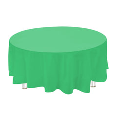 Plastic Table Cover, Round, 84-Inch