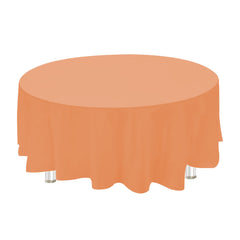 Plastic Table Cover, Round, 84-Inch