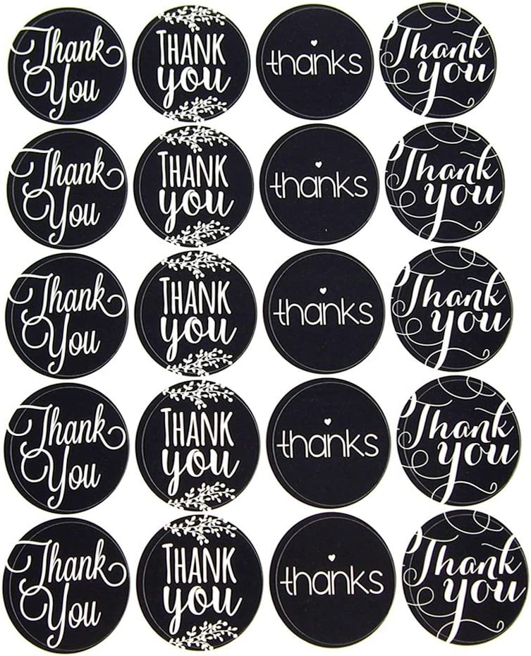 Seal Stickers, 2-inch, 40-piece, Chalkboard