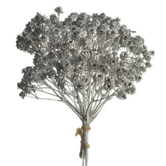 Artificial Metallic Soft Baby's Breath Bundle, 10-Inch