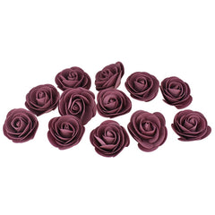 Craft Foam Roses, 3-Inch, 12-Count