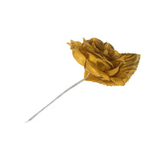 Single Satin Rose Flowers, 2-Inch, 12-Piece