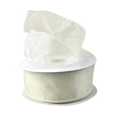 Sheer Organza Wired Ribbon, 2-1/2-inch, 50-yard