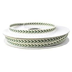 Chevron Stripes Woven Ribbon, 1/8-Inch, 10-Yard