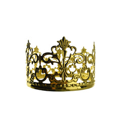 Royal Flourished Pattern Metal Crown, 3-7/8-Inch