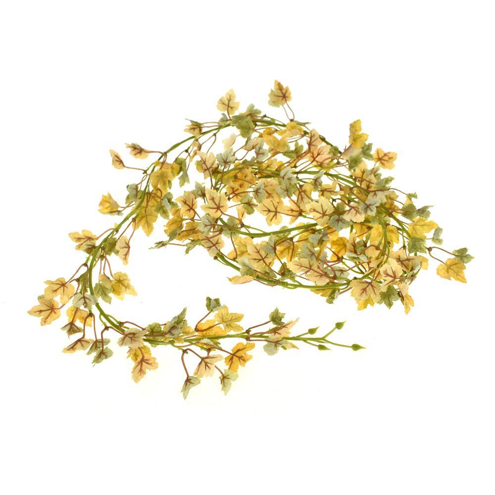 Autumn Leaves Greenery Foliage Garland, 66-Inch