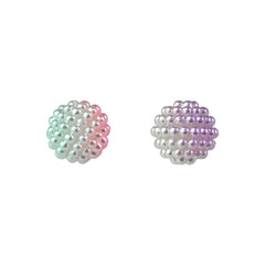 Plastic Rainbow Globe Micro-Beads, Assorted Sizes, 36-Piece