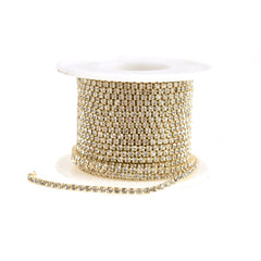 Diamond Rhinestone Single Link Rolls, 9-yard