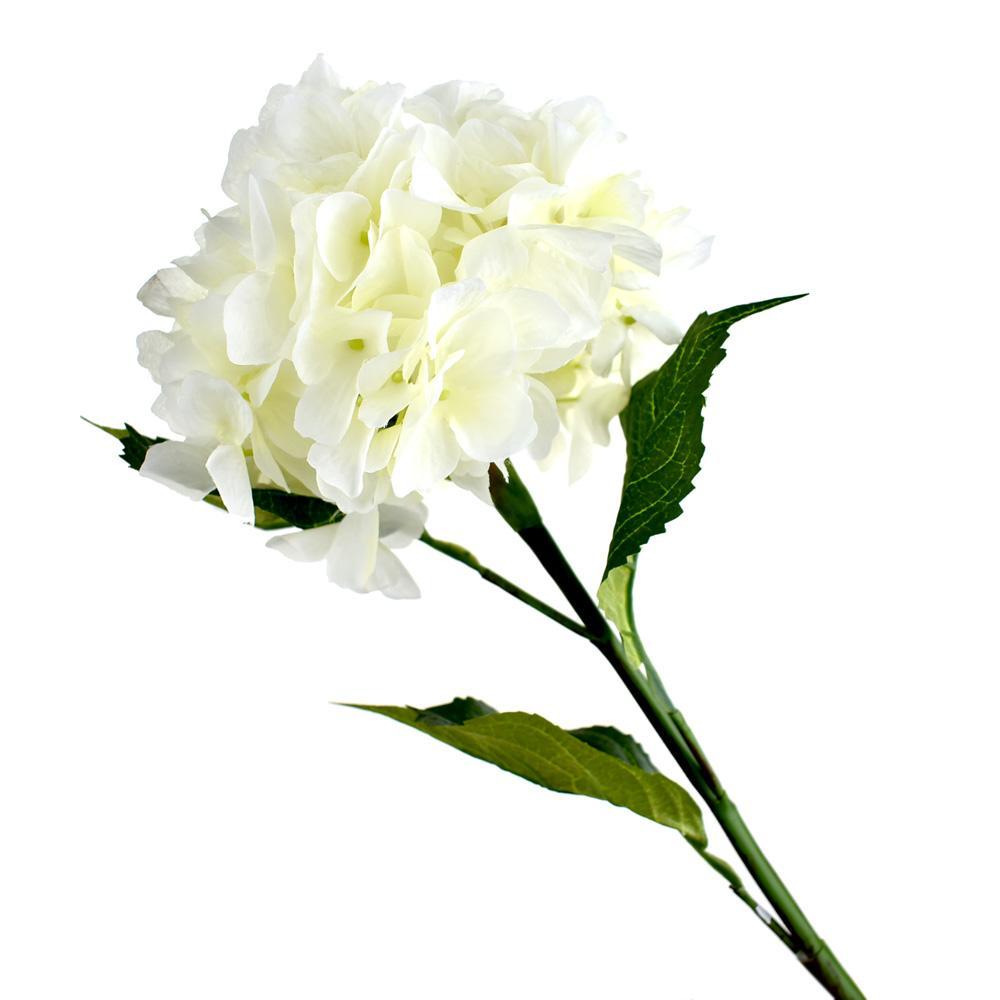 Tall Silk Hydrangea Stem Flower,  34-Inch
