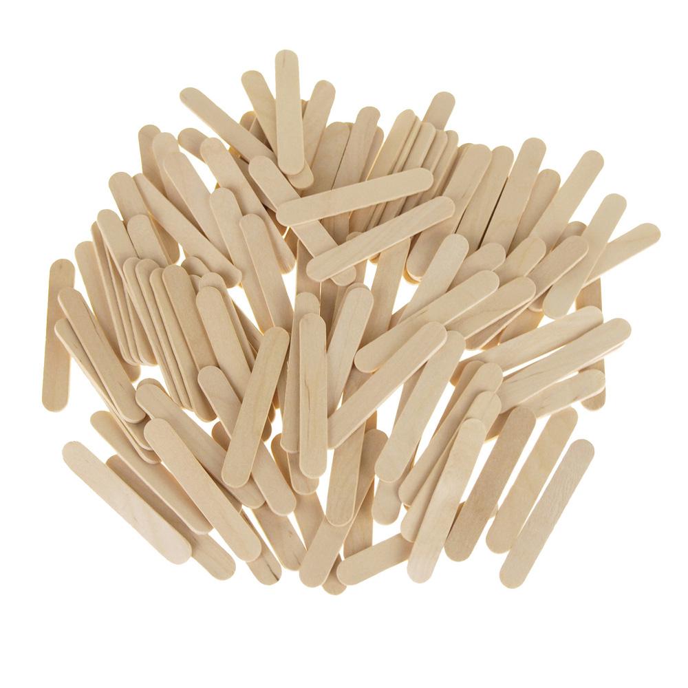 Wooden Craft Popsicle Sticks, Natural, 2-1/2-Inch, 120-Piece