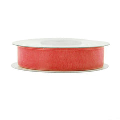 Sheer Organza Ribbon, 5/8-inch, 25-yard