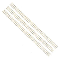 Self Adhesive Rhinestone Stickers, 11-1/8-Inch, 3-Strips