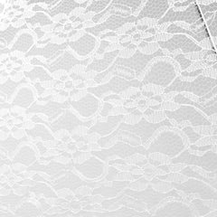 White Lace Parasol Umbrella, 30-inch Diameter, 24-inch Length