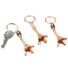 Paris Eiffel Tower Keychain Party Favors, 1-7/8-Inch, 12-Piece